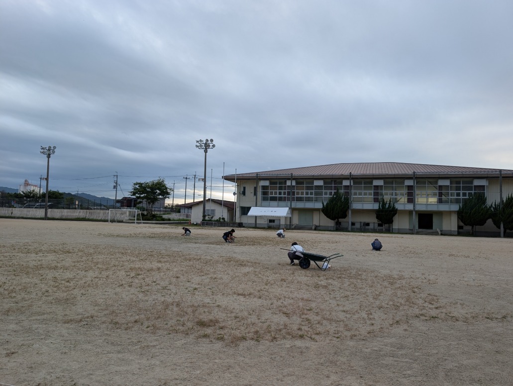 除草ボランティア初日午後