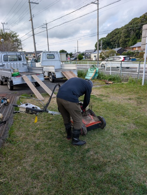 運動場整備ありがとうございます