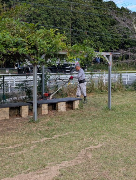運動場整備ありがとうございます2