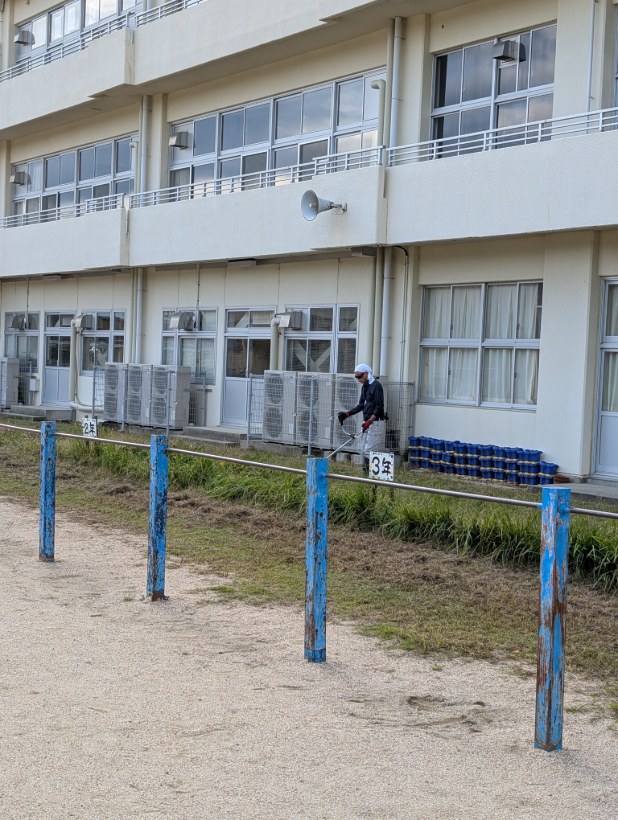 運動場整備ありがとうございます
