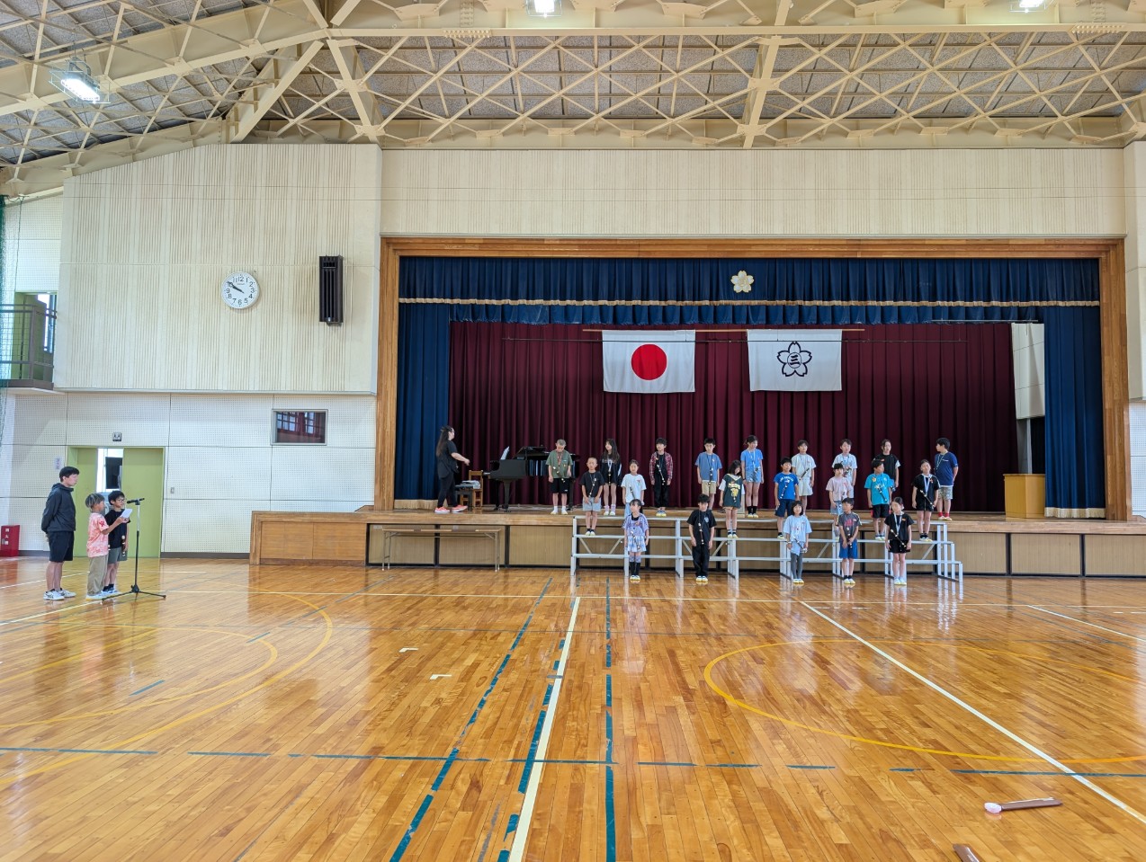 4年生音楽会練習1