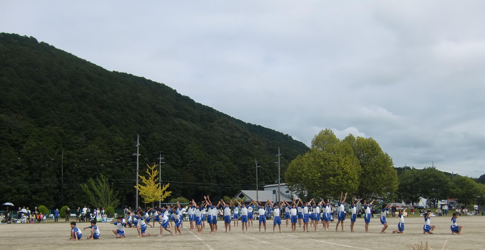 組体操フィナーレ