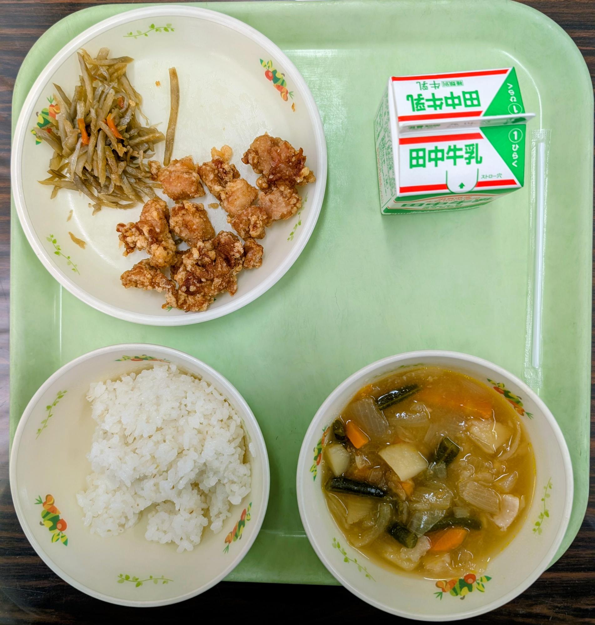 給食監査y週間1日目