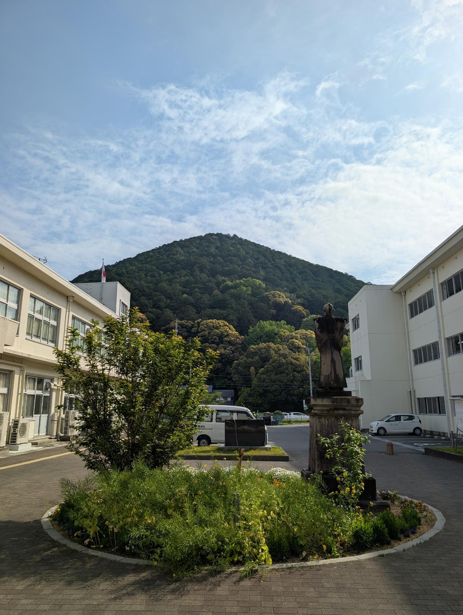 登山の朝