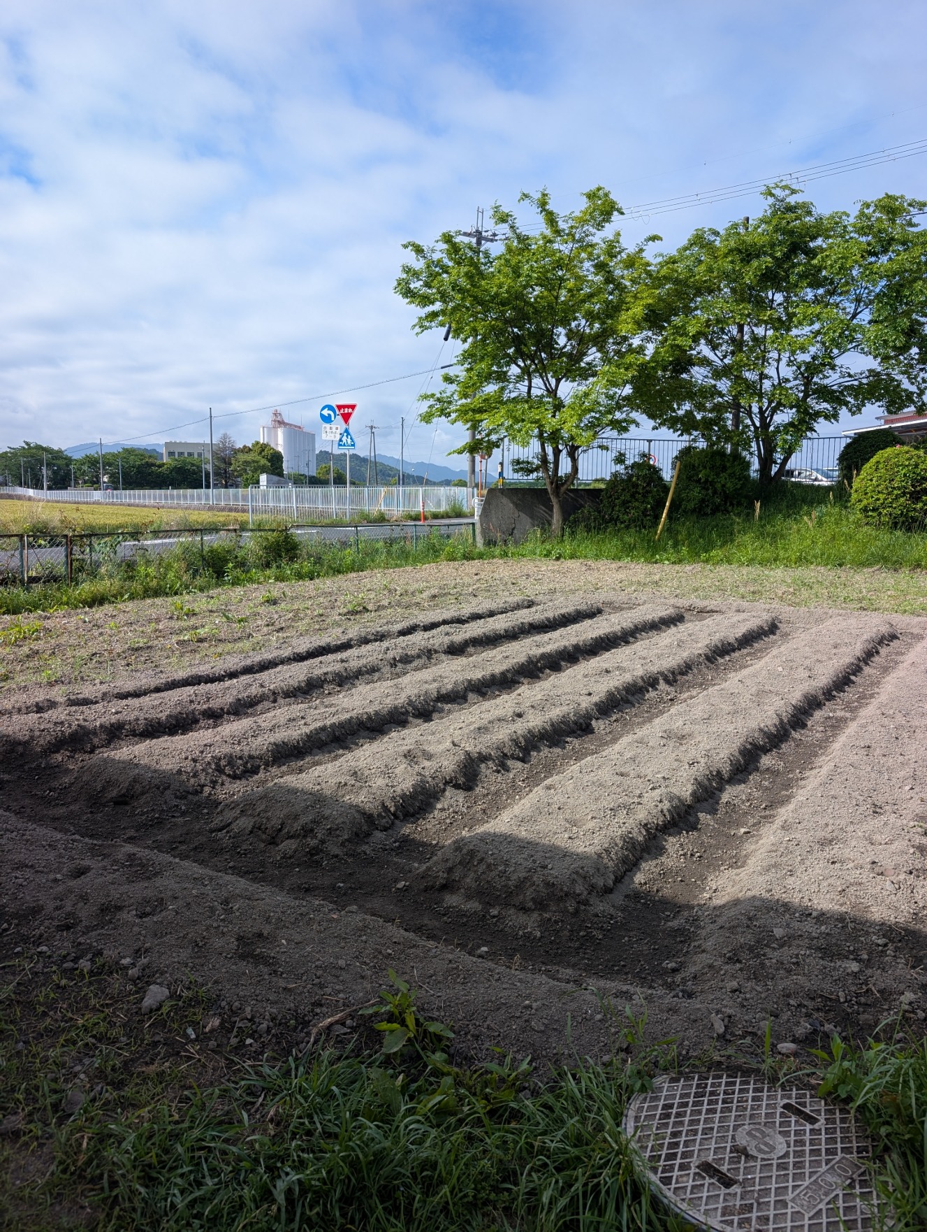 20260507プール裏畑整地