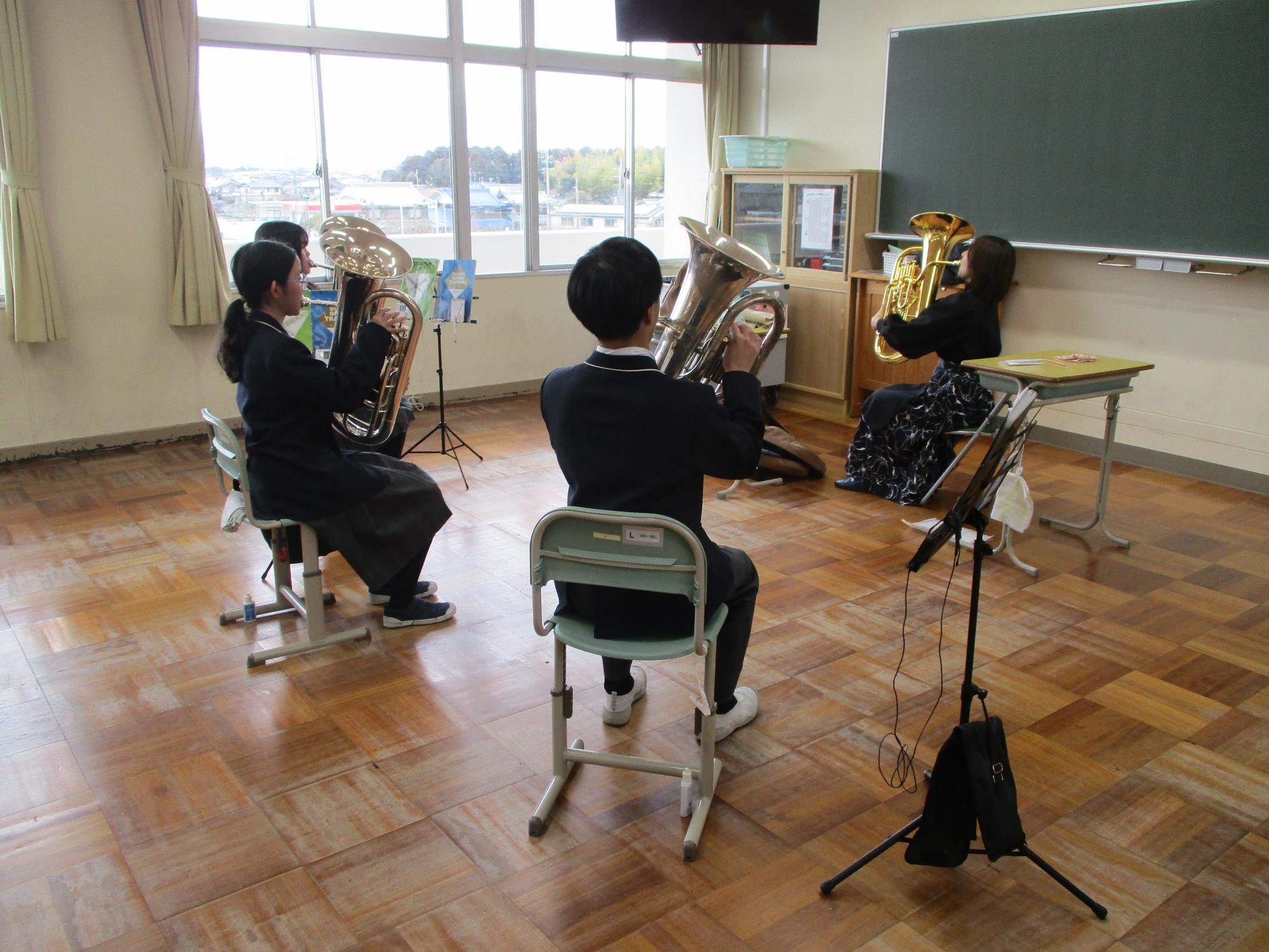 吹奏楽部指導