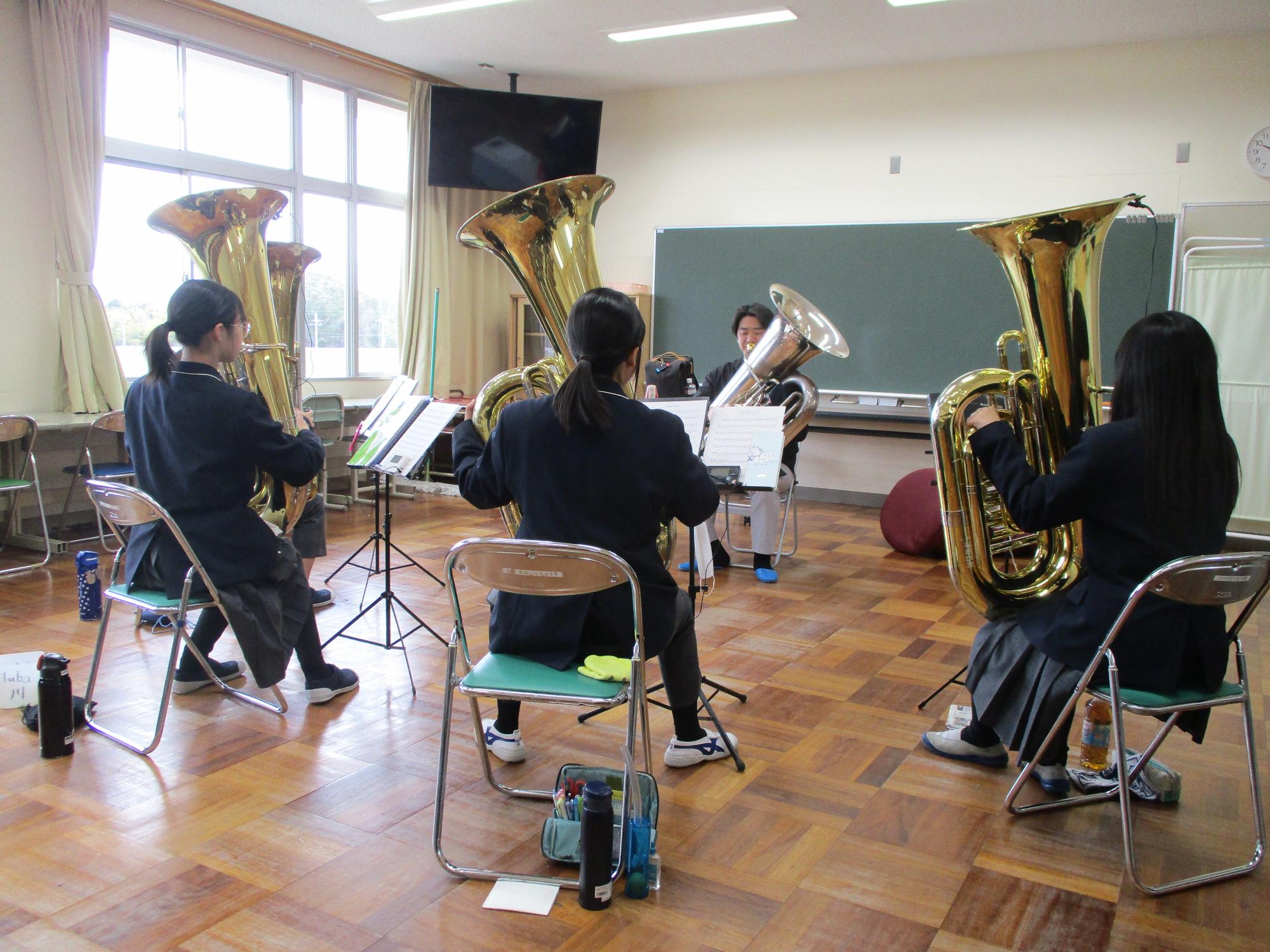 吹奏楽部指導2