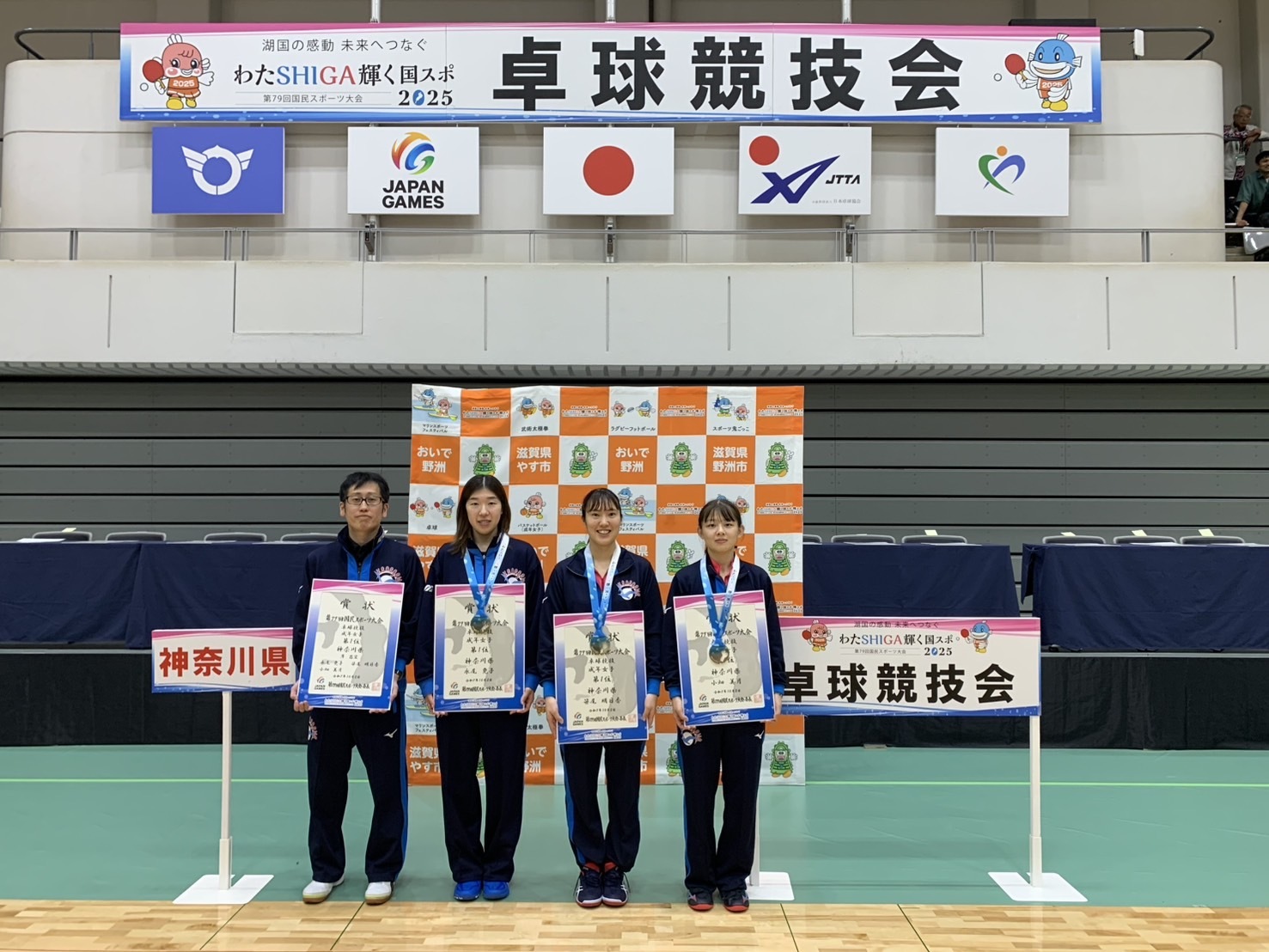 成年女子第1位　神奈川県