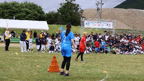 スポーツ鬼ごっこ_日本代表による競技デモ